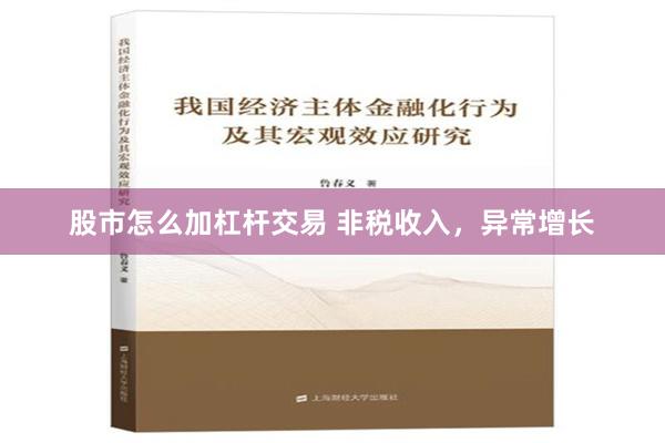 股市怎么加杠杆交易 非税收入，异常增长