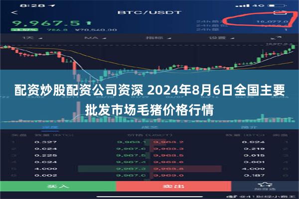 配资炒股配资公司资深 2024年8月6日全国主要批发市场毛猪价格行情