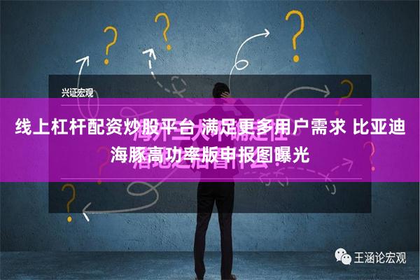 线上杠杆配资炒股平台 满足更多用户需求 比亚迪海豚高功率版申报图曝光