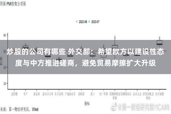 炒股的公司有哪些 外交部：希望欧方以建设性态度与中方推进磋商，避免贸易摩擦扩大升级