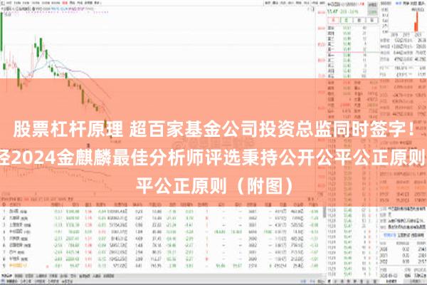 股票杠杆原理 超百家基金公司投资总监同时签字！新浪财经2024金麒麟最佳分析师评选秉持公开公平公正原则（附图）